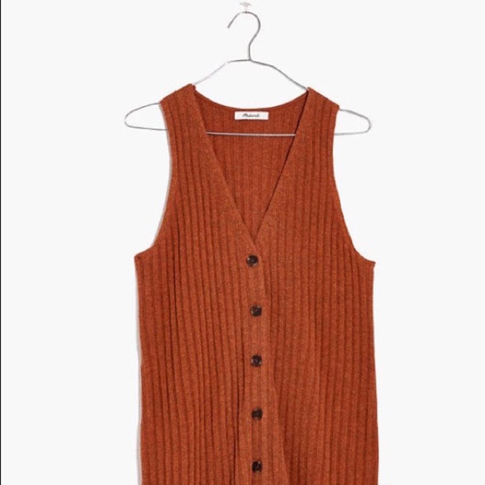 Button Front Tank Dress SOLD